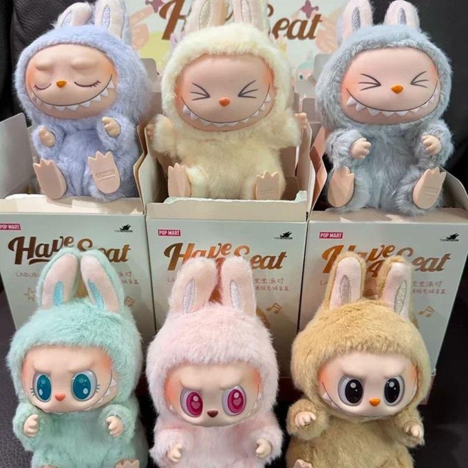 LABUBU THE MONSTERS - Have a Seat Vinyl Plush Blind Box - whole set labubu