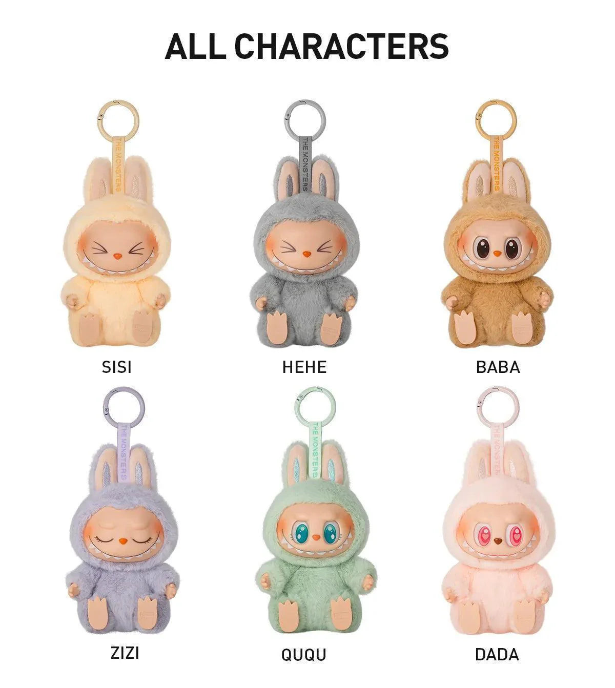 LABUBU THE MONSTERS - Have a Seat Vinyl Plush Blind Box - whole set labubu